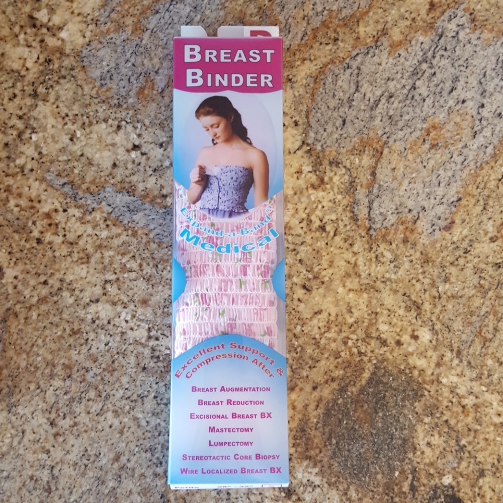 Expand A Band Medical Pink Floral Breast Binder